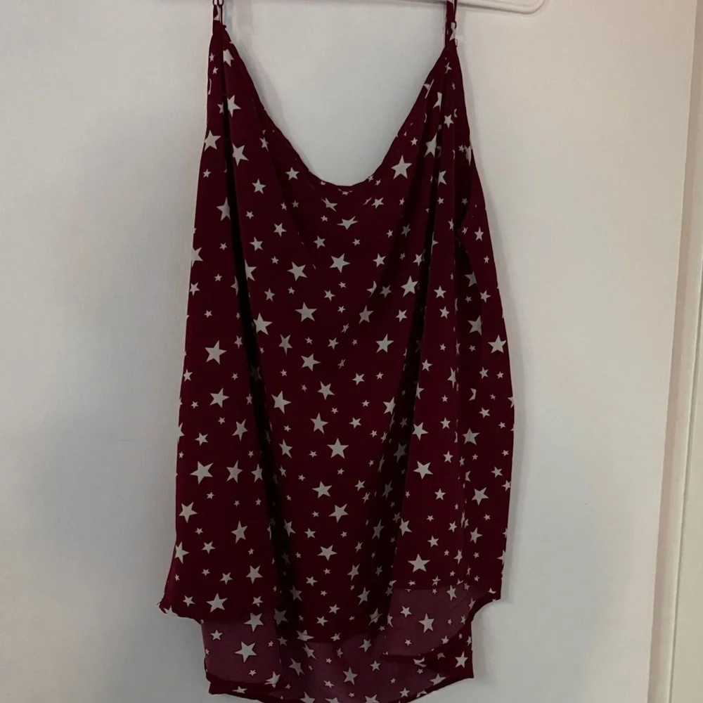 Starry Burgundy Women's Top